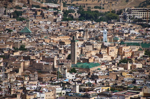 Scenic view of Fes in Morocco