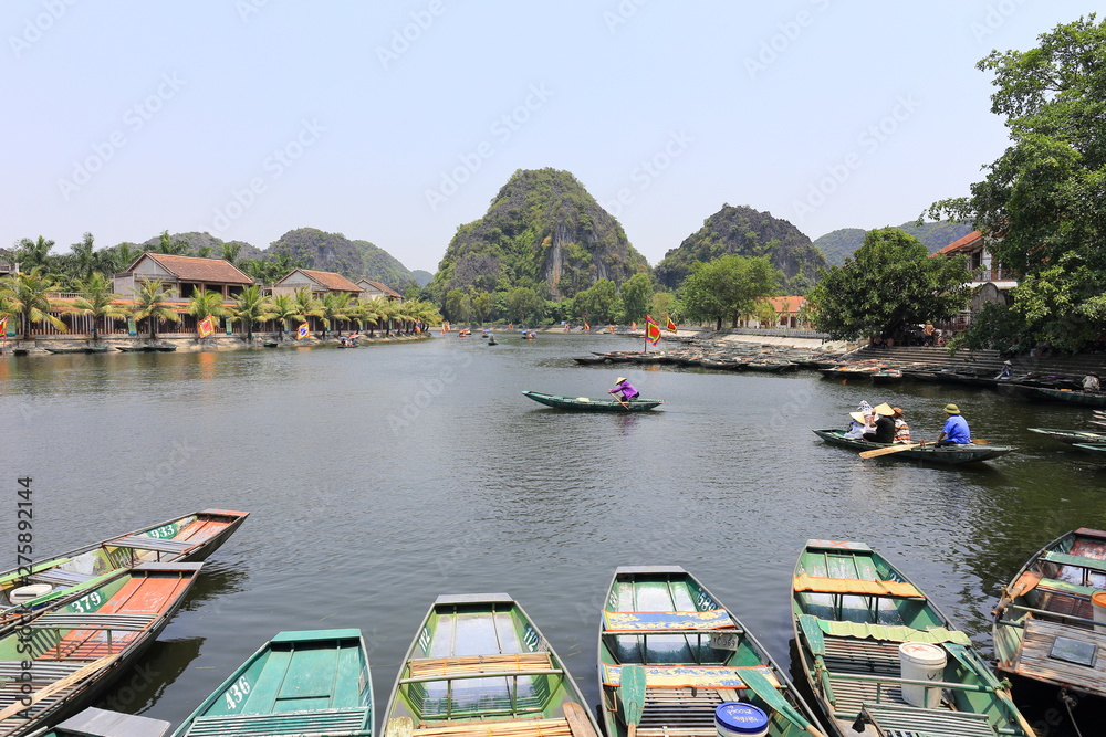Tam coc valley in Ninh Binh, vietnam