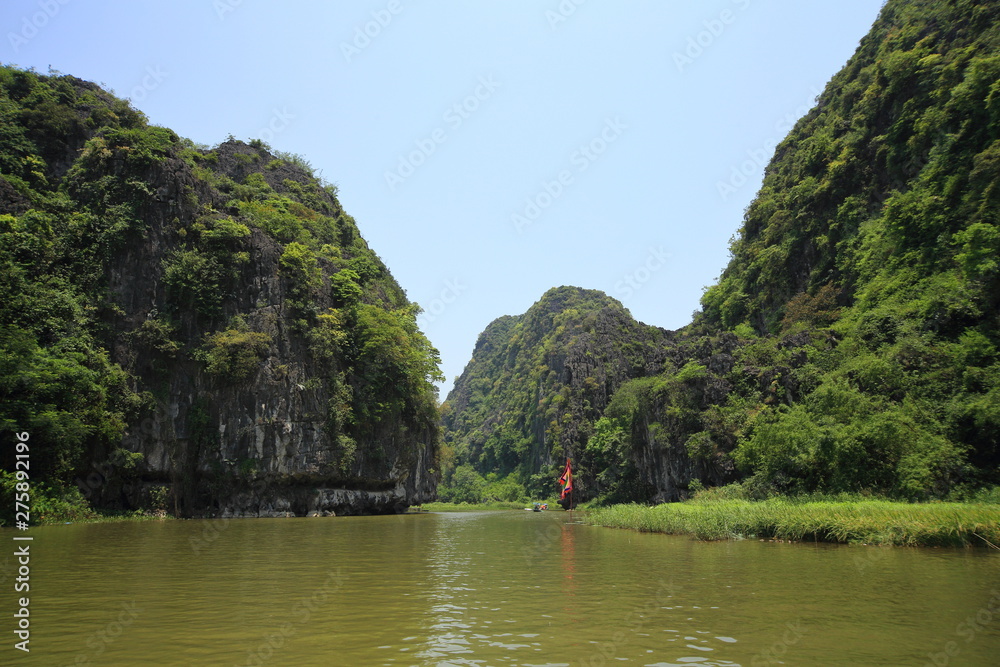 Tam coc valley in Ninh Binh, vietnam