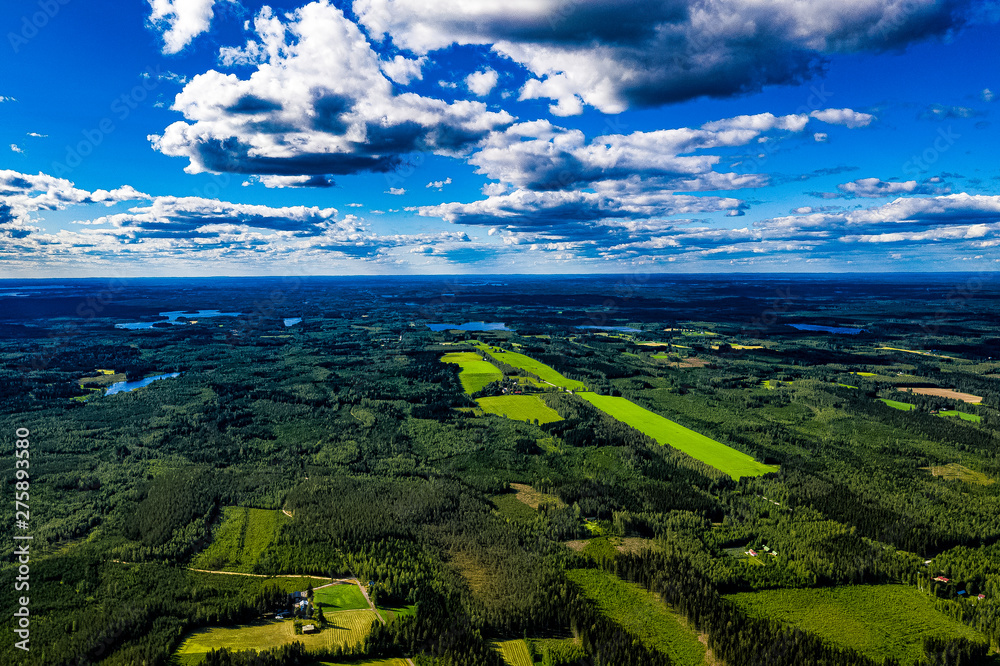 Finnland - Dörfer und Landschaften aus der Luft