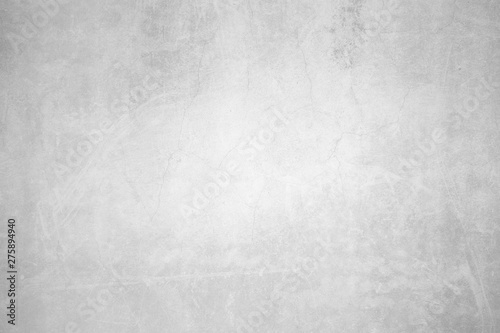 Grunge concrete wall white and grey color for texture vintage background