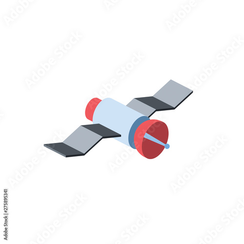 Wallpaper Mural Satellite GPS navigation. Premium quality. Vector 3d isometric color icon new flat style. Creative illustration, idea for infographics. Torontodigital.ca