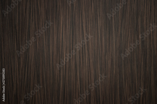 Wood plank dark brown texture background.