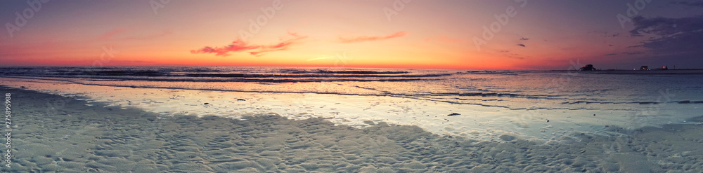 Fototapeta premium Panorama Wattenmeer