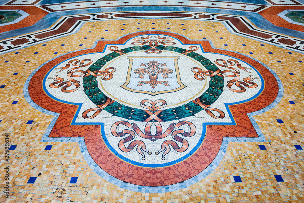 Mosaic pattern, Galleria Vittorio Emanuele