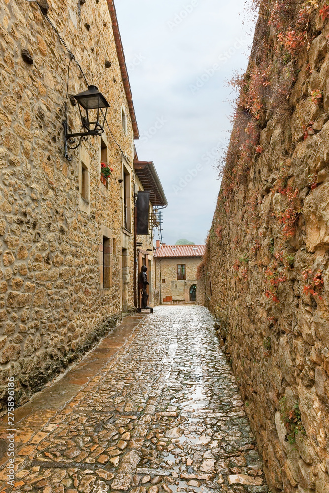 medieval streets of Santillana del Mar