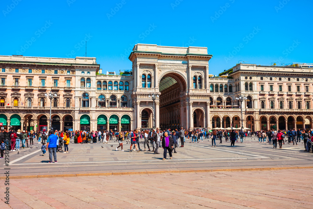Naklejka premium Galeria Vittorio Emanuele II, Mediolan