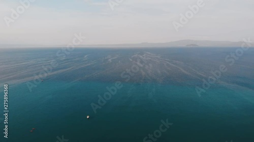 Wallpaper Mural aerial drone view on the sea  Chaniotis Chalkidiki Greece Torontodigital.ca