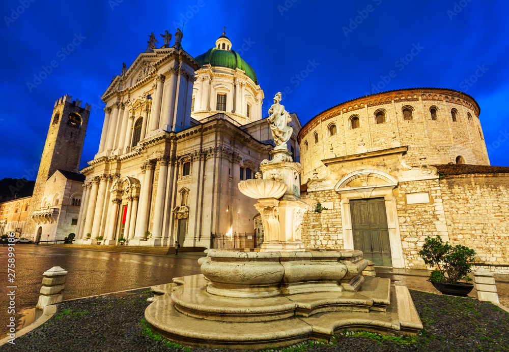 Brescia Cathedral in north Italy