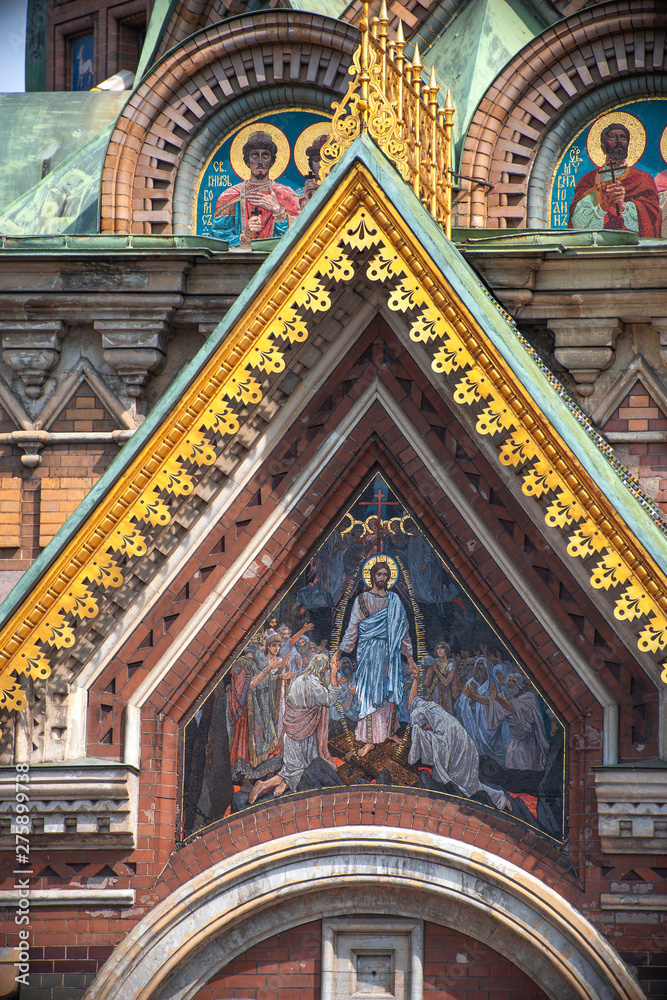 Obraz premium Cathedral of the Resurrection of Christ in Petersburg