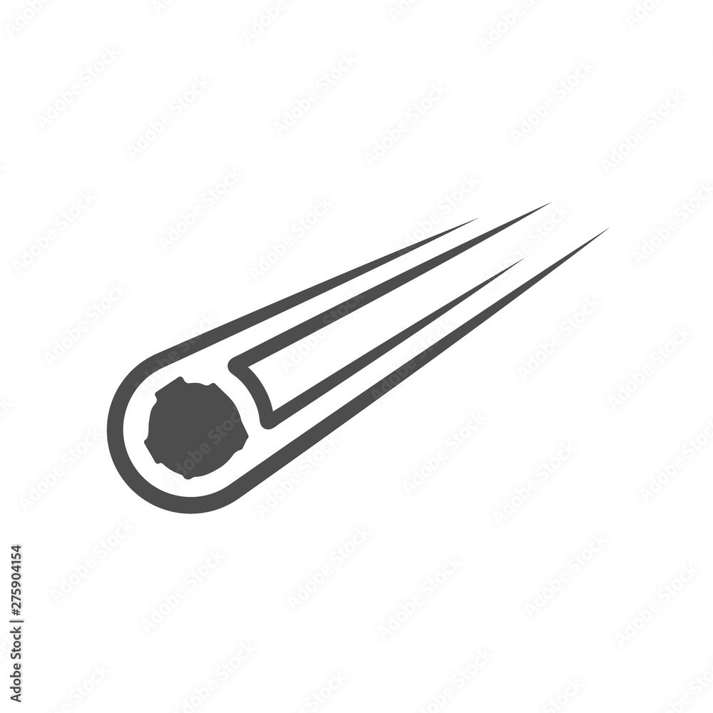 meteorite vector icon meteorite vector icon