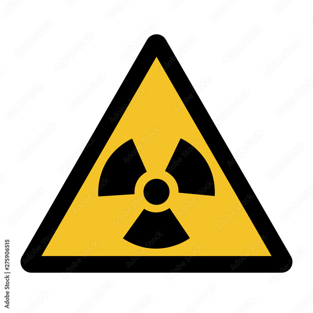Radiation Hazard Symbol Sign Isolate On White Background,Vector Illustration EPS.10 Radiation Hazard Symbol Sign Isolate On White Background,Vector Illustration EPS.10