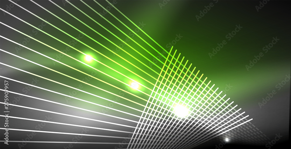 Neon glowing lines, magic energy space light concept, abstract background wallpaper design Neon glowing lines, magic energy space light concept, abstract background wallpaper design