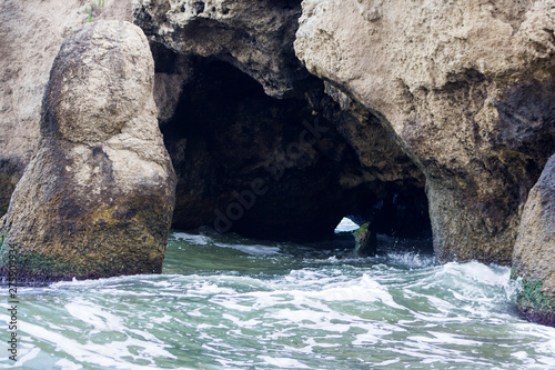 rocks in the sea