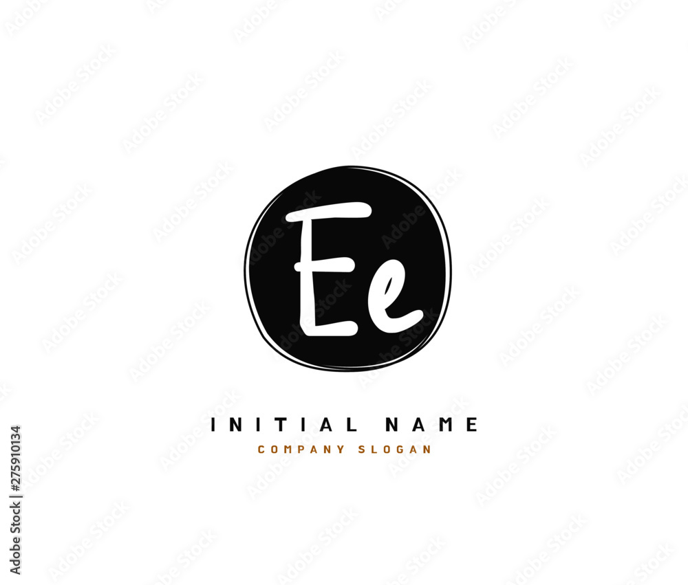 E EE Beauty vector initial logo, handwriting logo of initial signature, wedding, fashion, jewerly, boutique, floral and botanical with creative template for any company or business. E EE Beauty vector initial logo, handwriting logo of initial signature, wedding, fashion, jewerly, boutique, floral and botanical with creative template for any company or business.