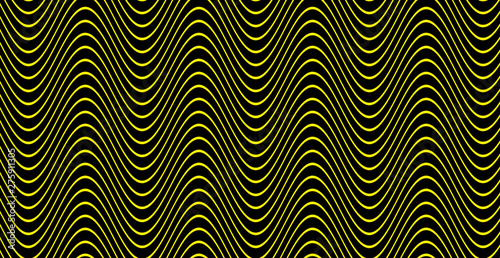 yellow curved amplitude lines 