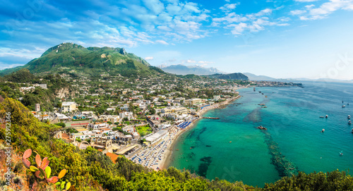 Landscape with Forio, Ischia island, Italy