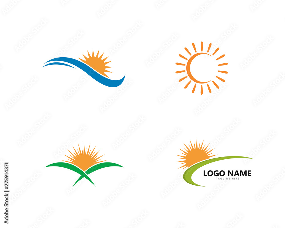 Adoption and community care Logo template vector icon 