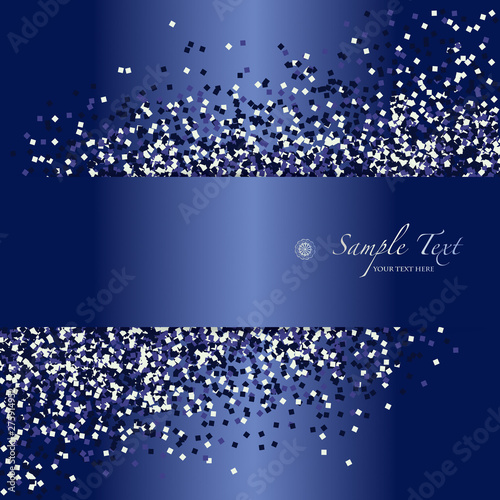 vector background of blue glitter