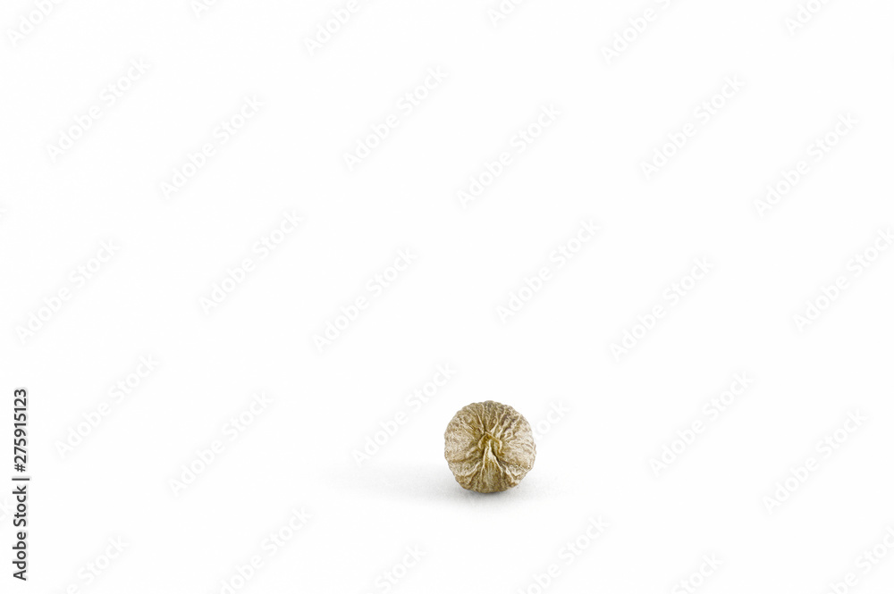 Isolated nutmeg nut healthy food Isolated nutmeg nut healthy food