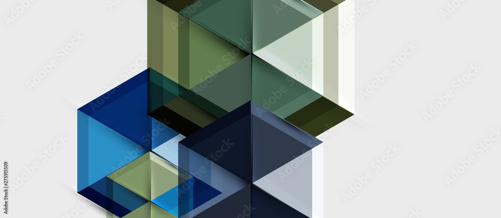 Bright color hexagon geometrical composition background, business presentation template Bright color hexagon geometrical composition background, business presentation template