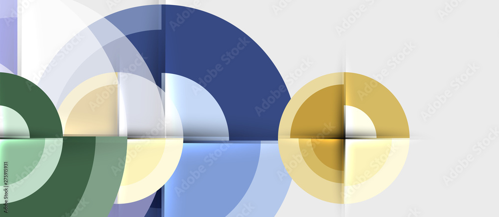 Geometric design abstract background - circles Geometric design abstract background - circles