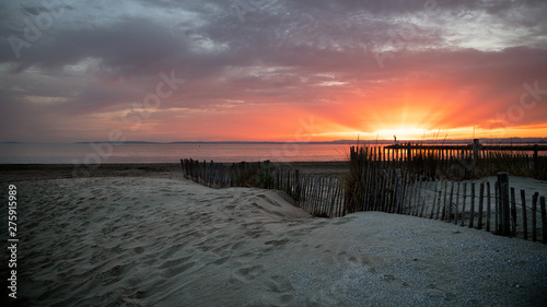 Fototapeta Naklejka Na Ścianę i Meble -  Sunset on Port Camargue