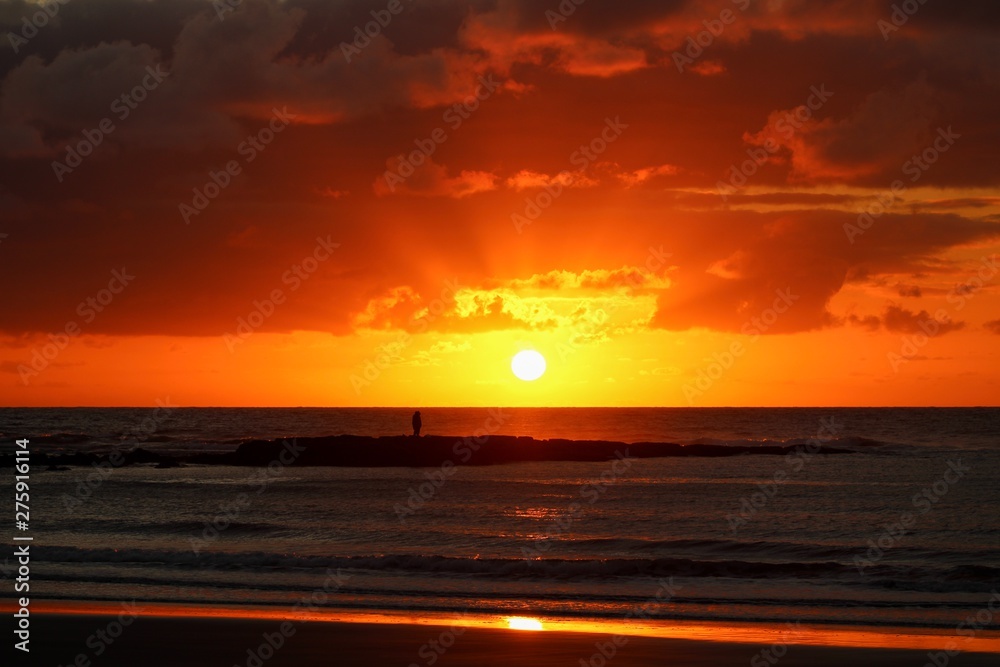 Obraz premium sunset over sea