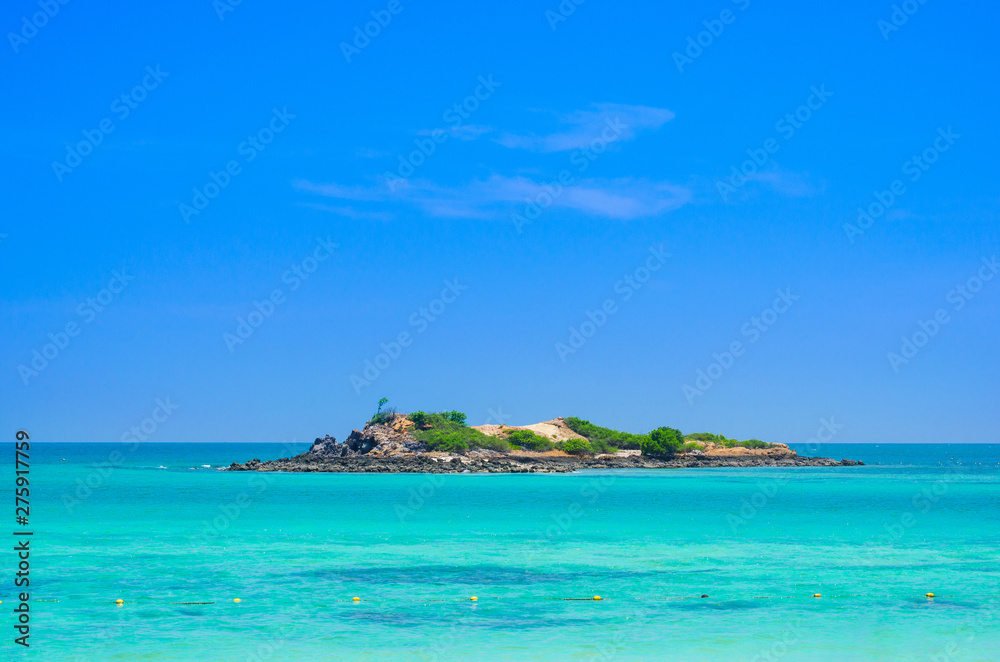 beautiful clear blue sea water on the beach paradise ocean. vacation background on summer in Thailand coast. beautiful clear blue sea water on the beach paradise ocean. vacation background on summer in Thailand coast.