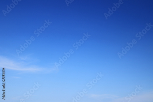 Spring blue sky with clouds background