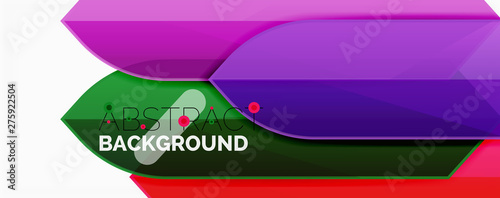 Abstract color lines dynamic background, modern material design style