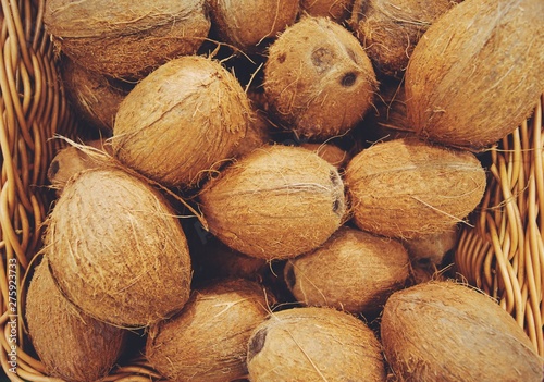 coconuts as background for work