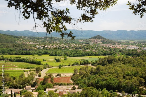 Village de Taradeau dans le Var (Midi de la France)