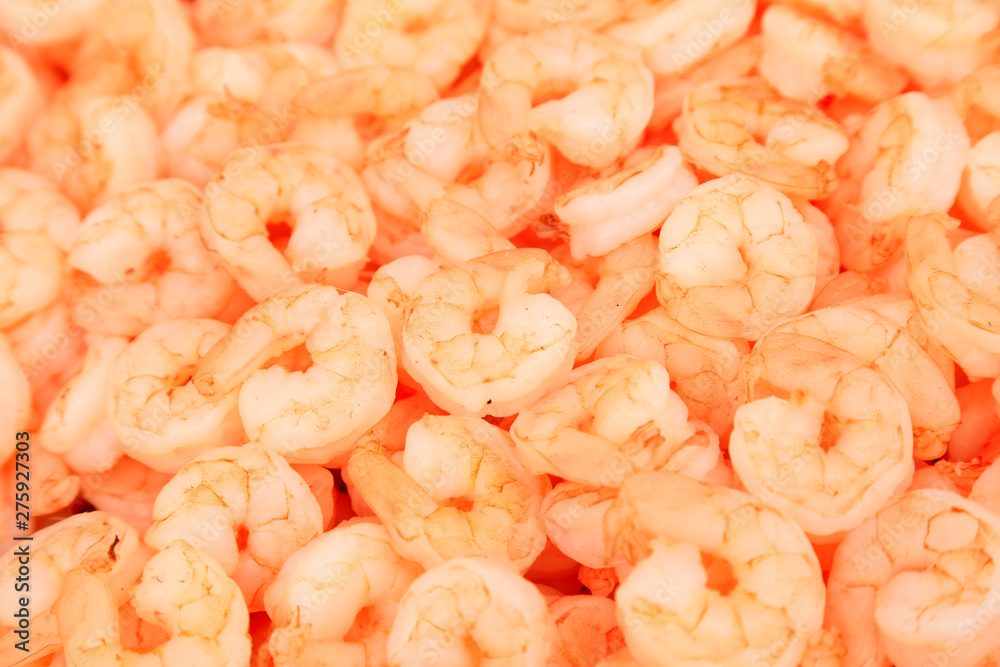 A pile of shrimps in the kitchen A pile of shrimps in the kitchen