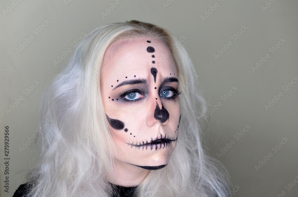 Modern Skull Makeup