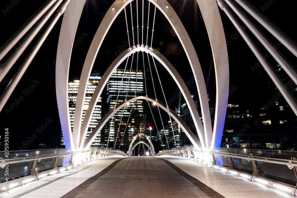 Fototapeta premium Melbourne CBD night life