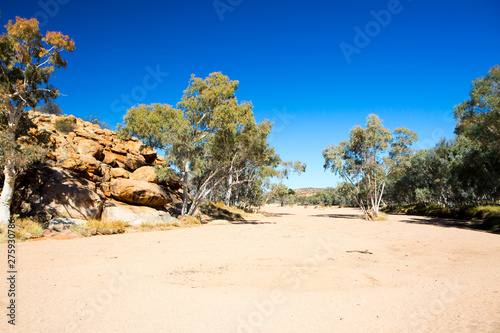 Dry River Bed of Todd River Alice Springs © FiledIMAGE