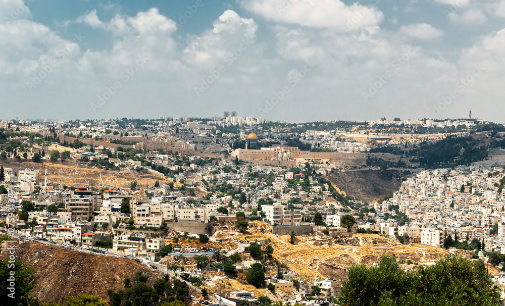 View of Jerusalem from above