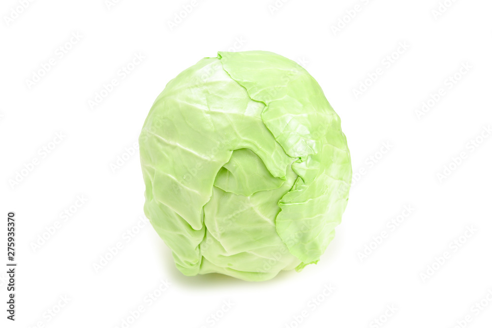 Cabbage isolated on white background. Cabbage isolated on white background.