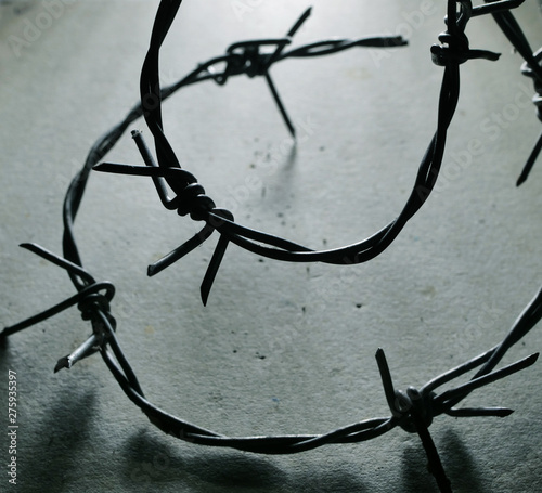 barbed wire iron