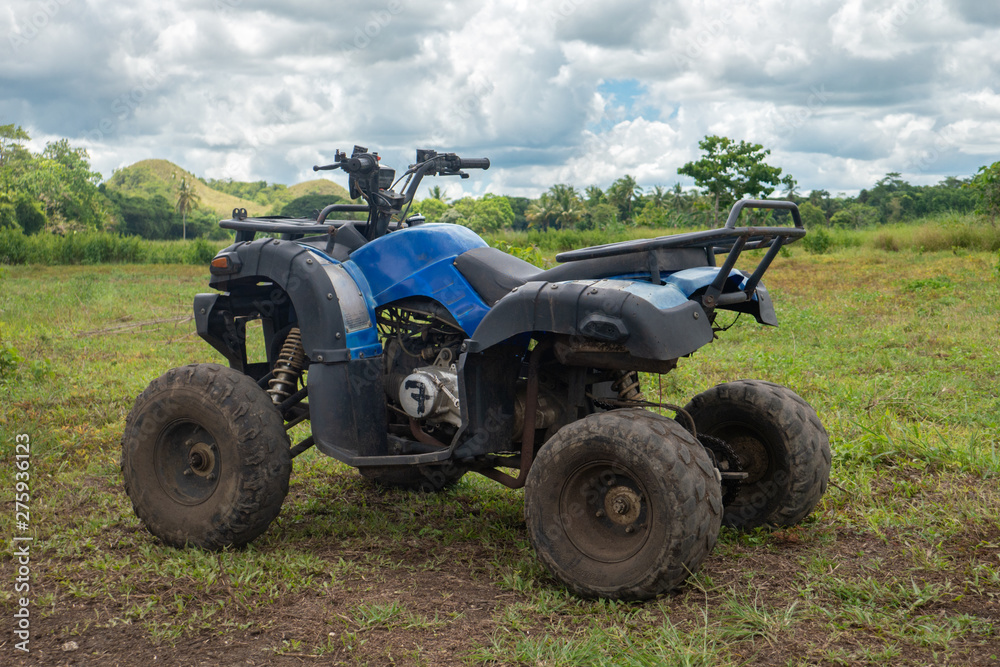 ATV ride near Chocolate Hills, Bohol, Philippines ATV ride near Chocolate Hills, Bohol, Philippines