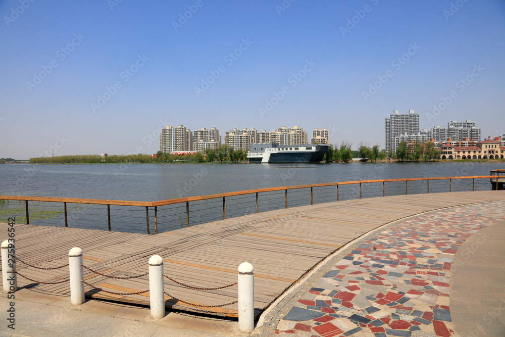 Waterfront City Scenery, Tangshan, China