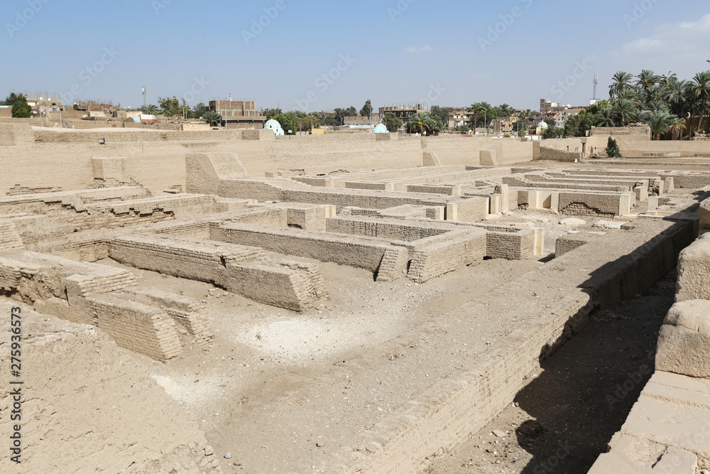 Mortuary Temple of Seti I in Luxor, Egypt