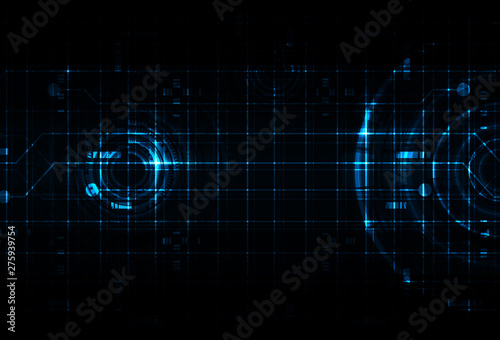 Abstract technology background. Hi-tech communication. Futuristic digital innovation concept