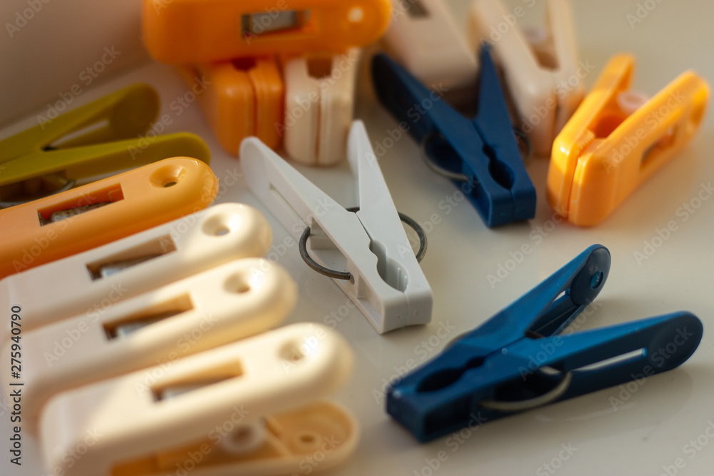 Colorful Plastic Clothespins, Clothes Pegs, Clothespins Collection, Background and Texture of Scattered Clothespins, Lots of Clothespins. Colorful clothespins Colorful Plastic Clothespins, Clothes Pegs, Clothespins Collection, Background and Texture of Scattered Clothespins, Lots of Clothespins. Colorful clothespins
