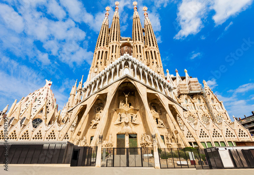 Photography Sagrada Familia cathedral in Barcelona