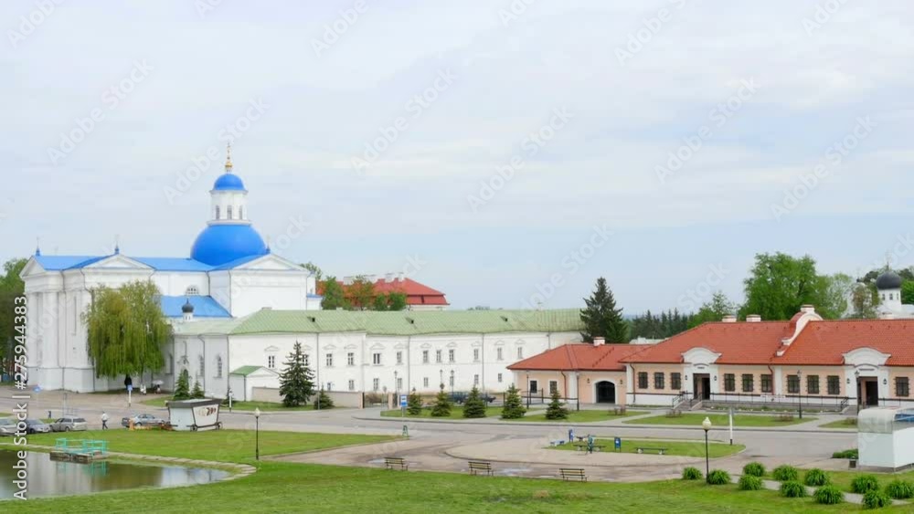 complex of the Orthodox monastery in Zhirovichi. Belarus