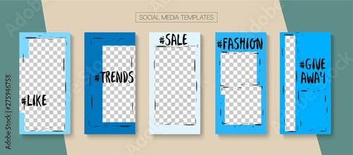 Mobile Stories Vector Collection.