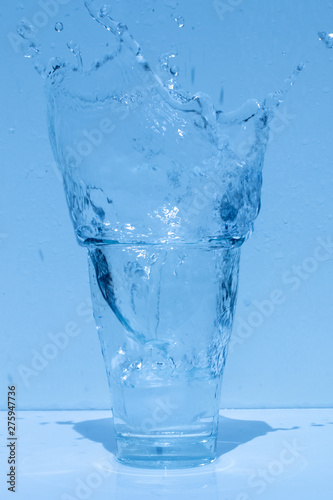 Wasserglas, Spritzwasser