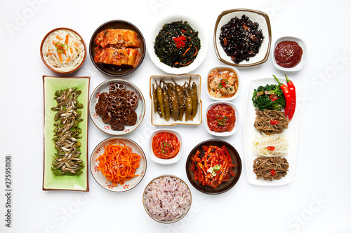 Obraz na płótnie Korean traditional side dish. w salonie
